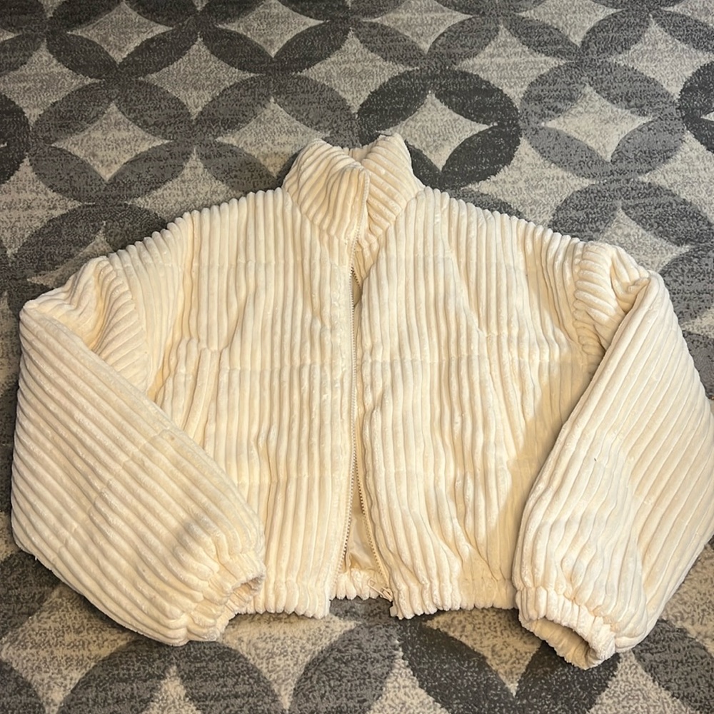 Crop Puffer Jacket Size Small